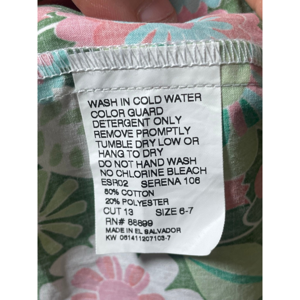 Girls Eleanor rose floral cottagecore Dress Size 6-7 - Picture 4 of 7